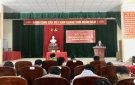 UBND xã Tân Phúc tổ chức Hội nghị Tổng kết công tác Quốc phòng – An ninh,