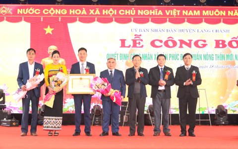 XÃ TÂN PHÚC, HUYỆN LANG CHÁNH ĐẠT CHUẨN NÔNG THÔN MỚI NĂM 2024