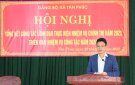 Tân phúc Tổng kết công tác lãnh đạo thực hiện nhiệm vụ chính trị năm 2023, triển khai nhiệm vụ công tác năm 2024   